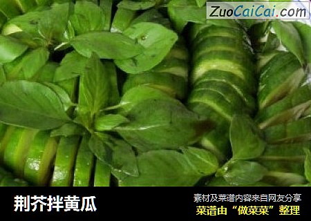 荆芥拌黄瓜