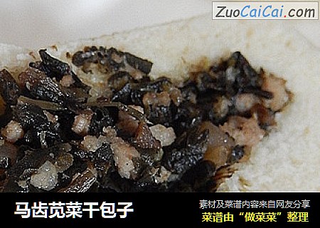 马齿苋菜干包子