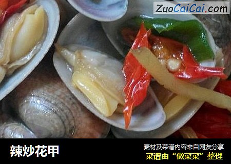 辣炒花甲