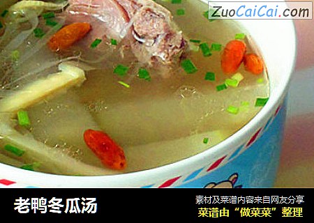 老鸭冬瓜汤