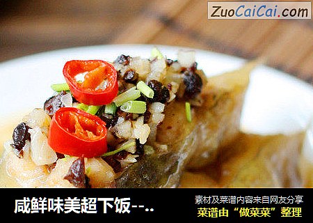 咸鲜味美超下饭----豆豉蒸鲶鱼