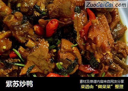 紫苏炒鸭