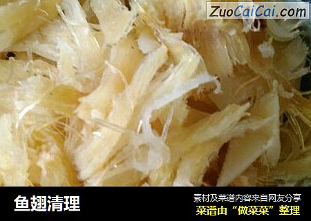 鱼翅清理