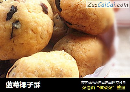 蓝莓椰子酥