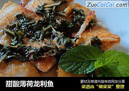 甜酸薄荷龙利鱼