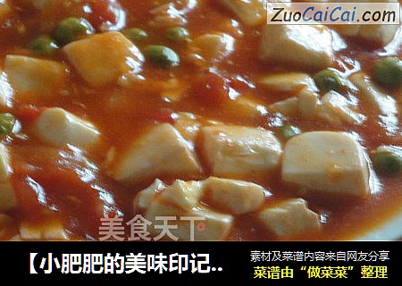 【小肥肥的美味印记】——小肥肥最爱吃的番茄炖豆腐