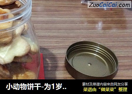 小动物饼干-为1岁的儿子做