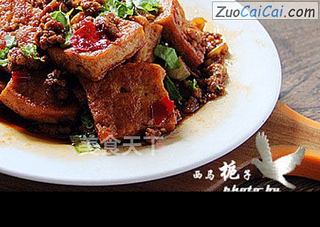 鱼香肉末烧豆腐