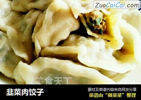 韭菜肉饺子
