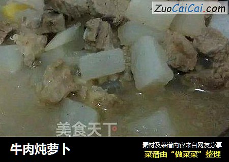 牛肉炖萝卜