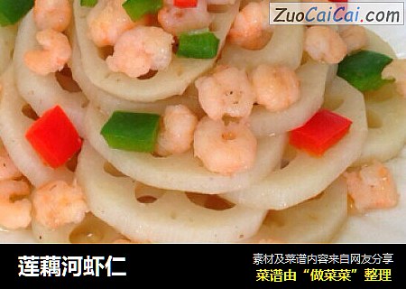 莲藕河虾仁