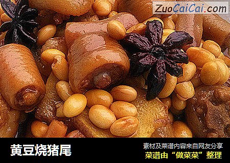 黄豆烧猪尾