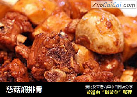 慈菇焖排骨