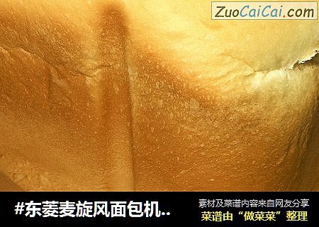 #东菱麦旋风面包机之一键标准面包#