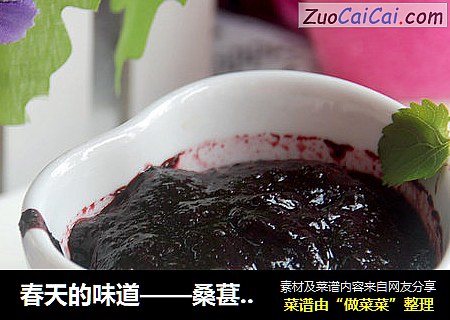 春天的味道——桑葚子醬