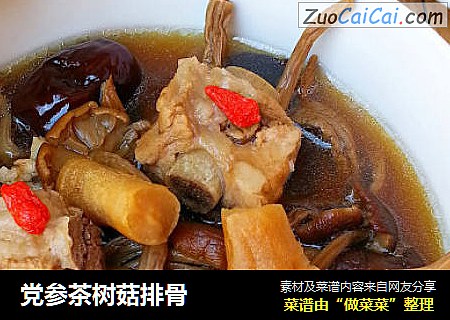党参茶树菇排骨