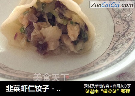 韭菜虾仁饺子 - 共庆中秋