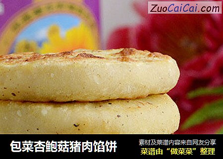 包菜杏鲍菇猪肉馅饼