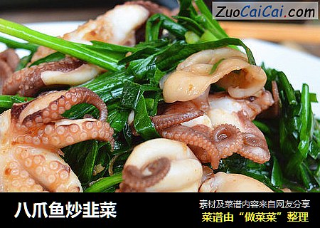 八爪鱼炒韭菜