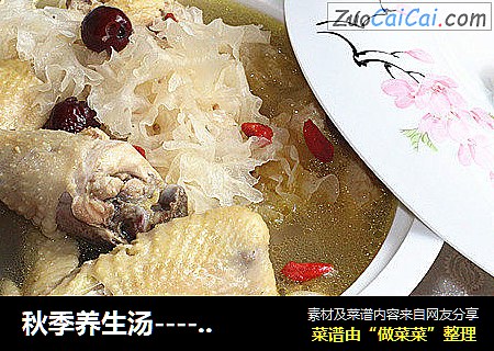 秋季养生汤----银耳煲鸡汤