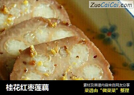 桂花红枣莲藕