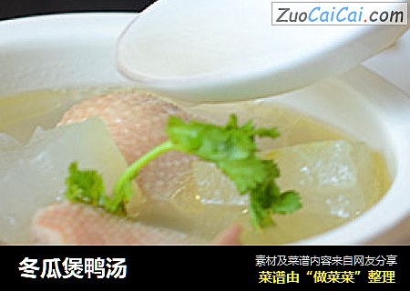 冬瓜煲鸭汤
