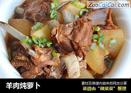 羊肉炖萝卜