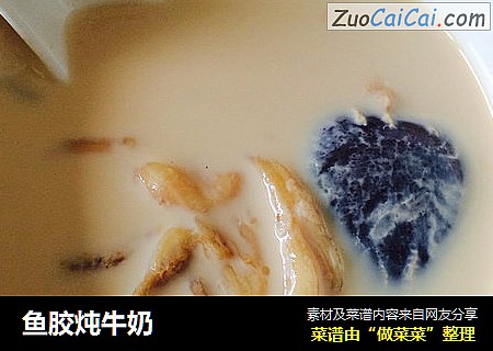 鱼胶炖牛奶