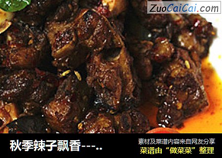秋季辣子飘香----香菇辣子排骨