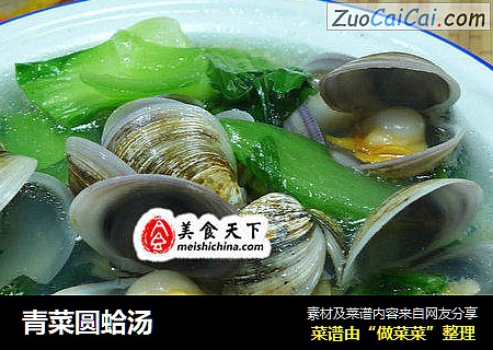 青菜圆蛤汤