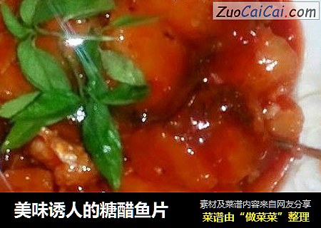 美味诱人的糖醋鱼片