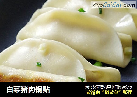 白菜猪肉锅贴