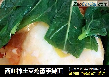西红柿土豆鸡蛋手擀面