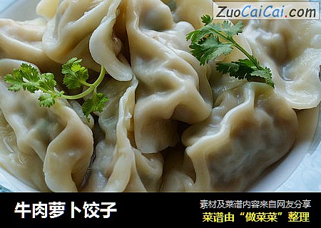 牛肉萝卜饺子