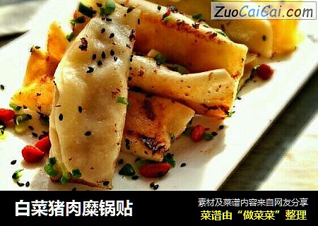 白菜猪肉糜锅贴