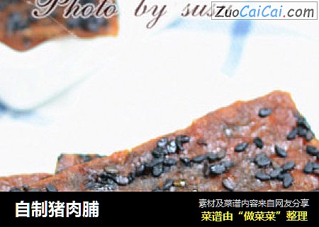 自制猪肉脯
