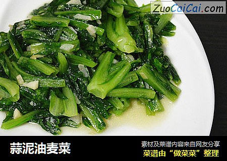 蒜泥油麦菜