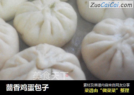 茴香鸡蛋包子