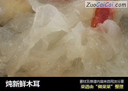 炖新鲜木耳