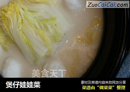 煲仔娃娃菜