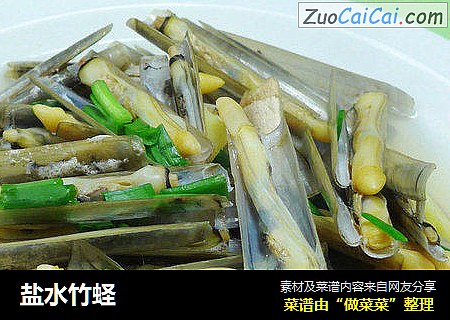 盐水竹蛏
