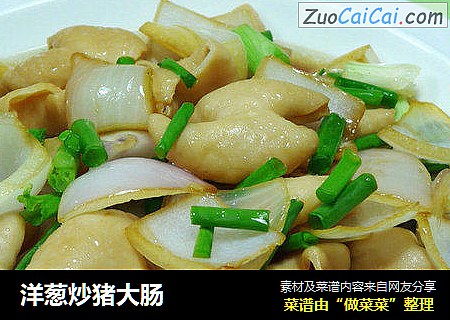 洋葱炒猪大肠