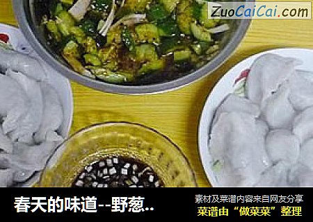 春天的味道--野葱鸡蛋饺子