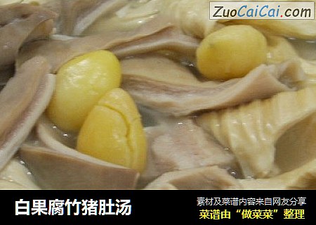 白果腐竹猪肚汤