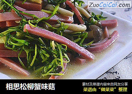 相思松柳蟹味菇