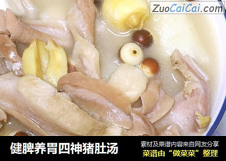 健脾养胃四神猪肚汤