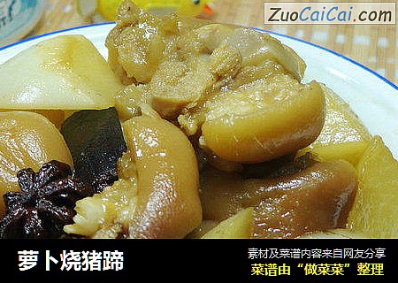萝卜烧猪蹄