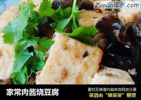 家常肉酱烧豆腐