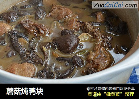 蘑菇炖鸭块