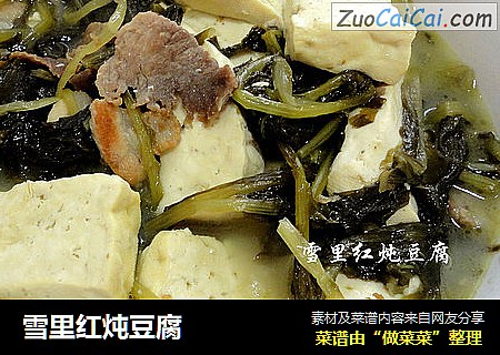 雪里红炖豆腐